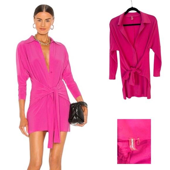 Norma Kamali Dresses & Skirts - Norma Kamali Mini Shirt Dress